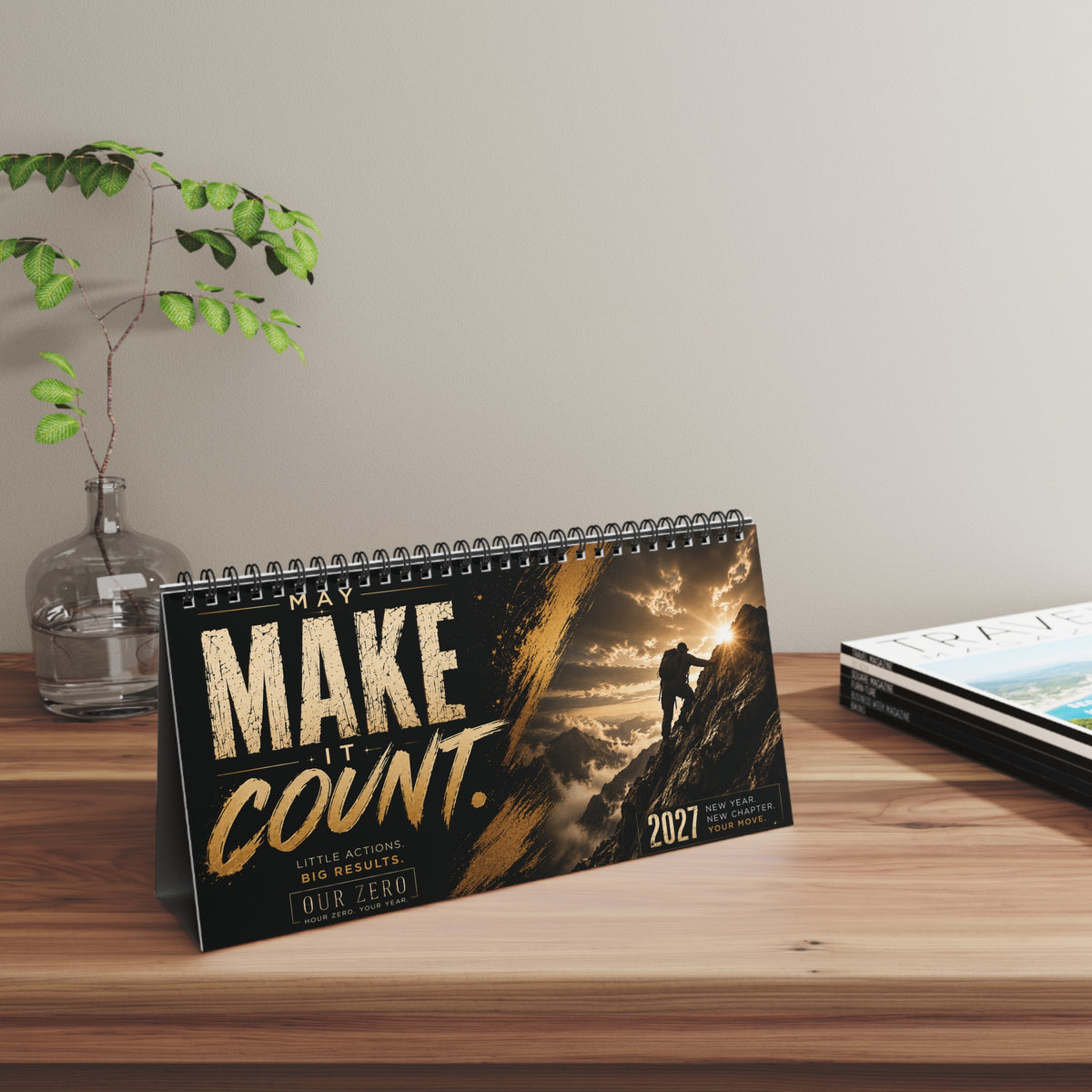 2027 0ur Zer0 Desk Calendar