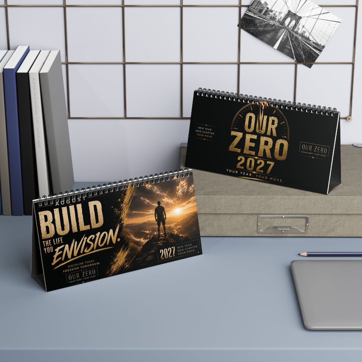 2027 0ur Zer0 Desk Calendar